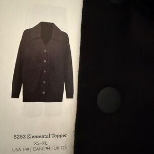 Cabi Black Elemental Topper Cardigan